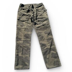 Sean John Green Camouflage Cargo Pants size 32x33 slim straight